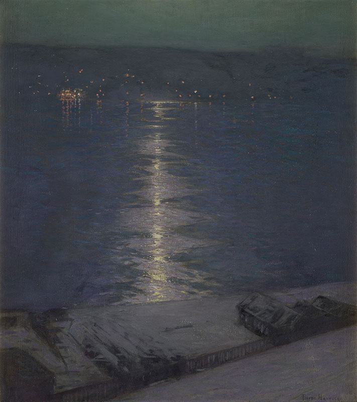 Mondlicht über dem Fluss, c.1919 | Birge Harrison