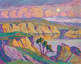 Creek at Twilight, 1927 by Birger Sandzén | Painting Reproduction