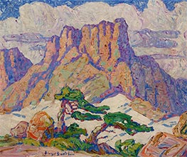At the Timberline, Pike's Peak, Colorado, 1925 by Birger Sandzén | Painting Reproduction