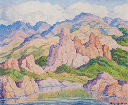 In den Bergen, Colorado, 1945 von Birger Sandzén | Gemälde-Reproduktion