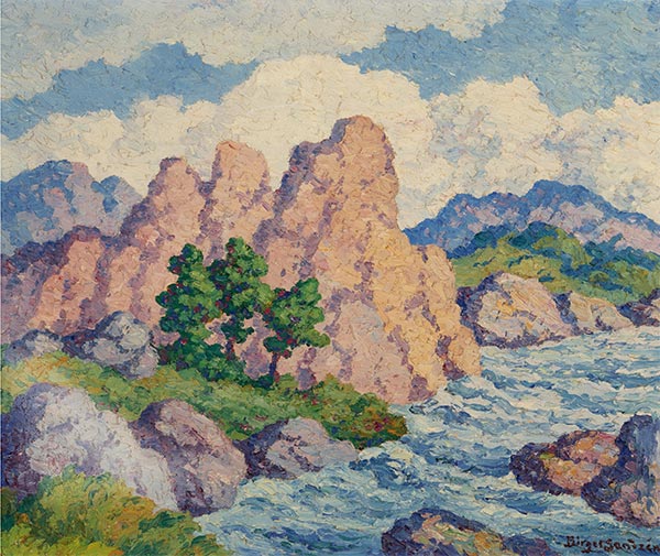 Mountain Stream, Boulder Canyon, Colorado, 1950 | Birger Sandzén | Painting Reproduction
