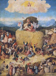 The Haywain, c.1512/15 by Hieronymus Bosch | Painting Reproduction