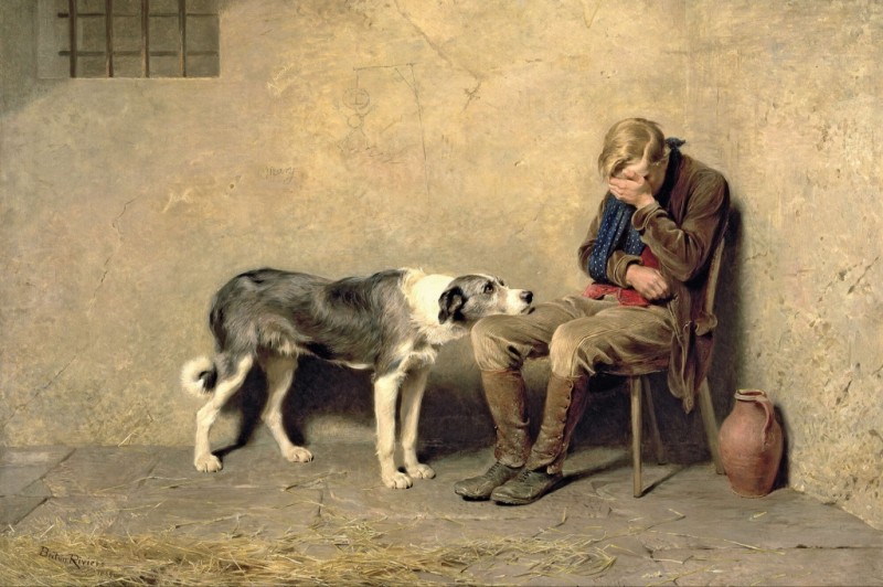 Briton Rivière | Fidelity, 1869 Fidelity, 1869 | Briton Rivière