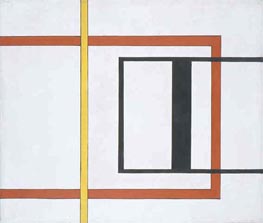 Untitled (Early Geometric), 1934 von Burgoyne Diller | Gemälde-Reproduktion
