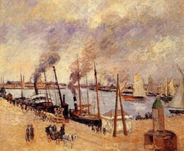The Port of Le Havre | Pissarro | Painting Reproduction