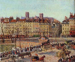 The Baths of Samaritaine, Afternoon, 1902 by Pissarro | Painting Reproduction