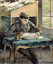 The Artist's Son, 1893 by Pissarro | Painting Reproduction