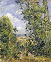 A Rest in the Meadow | Pissarro | Painting Reproduction