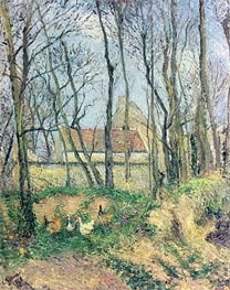 The Path of the Wretched, 1878 by Pissarro | Painting Reproduction