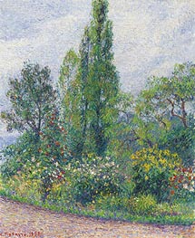 Le Jardin d'Octave Mirbeau a Damps, 1892 by Pissarro | Painting Reproduction
