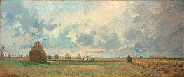 Autumn (The Four Seasons), 1872 by Pissarro | Painting Reproduction