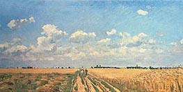 Summer (The Four Seasons), 1872 by Pissarro | Painting Reproduction