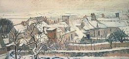 Winter (The Four Seasons), 1872 by Pissarro | Painting Reproduction