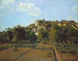 Pontoise, c.1867 by Pissarro | Painting Reproduction