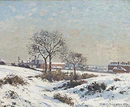 Snowy Landscape at South Norwood | Pissarro | Painting Reproduction