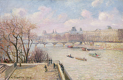 The Raised Terrace of the Pont-Neuf, 1902 | Pissarro | Gemälde Reproduktion