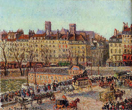 The Baths of Samaritaine, Afternoon, 1902 | Pissarro | Painting Reproduction