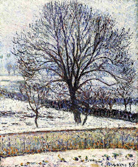 The Thaw, Eragny, 1893 | Pissarro | Painting Reproduction