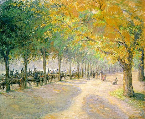 Hyde Park, London, 1890 | Pissarro | Gemälde Reproduktion