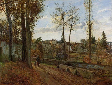 Louveciennes, 1871 | Pissarro | Gemälde Reproduktion
