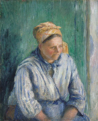 Washerwoman, 1880 | Pissarro | Gemälde Reproduktion