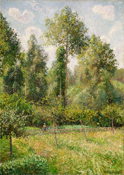 Poplars, Eragny | Pissarro | Painting Reproduction