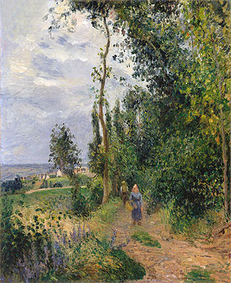 Côte des Grouettes bei Pontoise, c.1878 | Pissarro