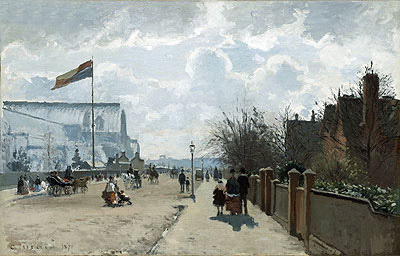 Der Kristallpalast, 1871 | Pissarro