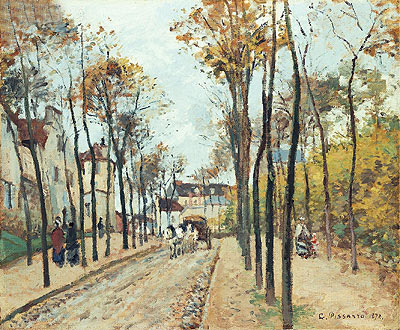 The Boulevard des Fosses, Pontoise | Pissarro | Painting Reproduction
