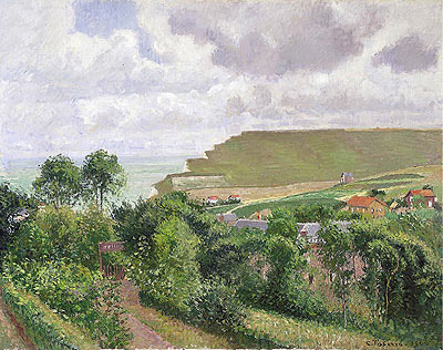 View of Berneval | Pissarro | Painting Reproduction