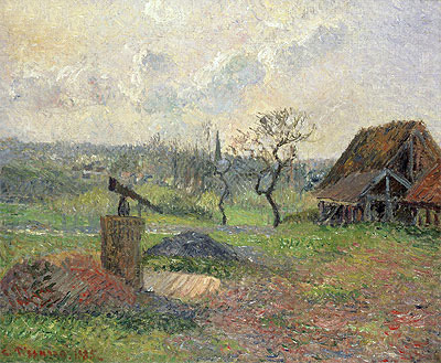 Brick Kiln at Eragny | Pissarro | Painting Reproduction