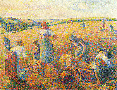 The Gleaners, 1889 | Pissarro | Painting Reproduction