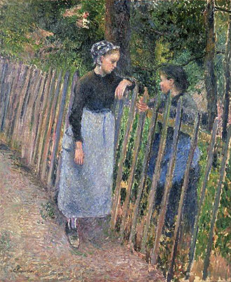 Conversation | Pissarro | Painting Reproduction