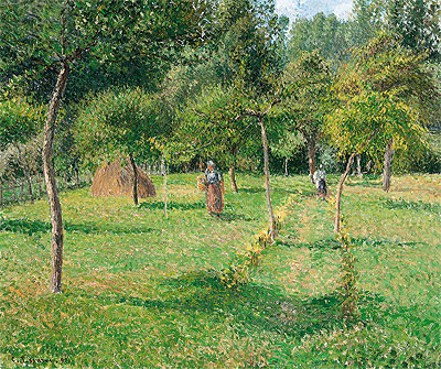 The Orchard at Eragny, 1896 | Pissarro | Painting Reproduction