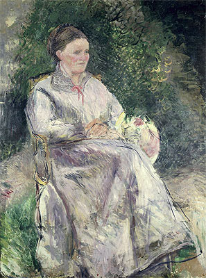 Portrait of Julie Velay, Wife of the Artist, c.1874 | Pissarro | Gemälde Reproduktion
