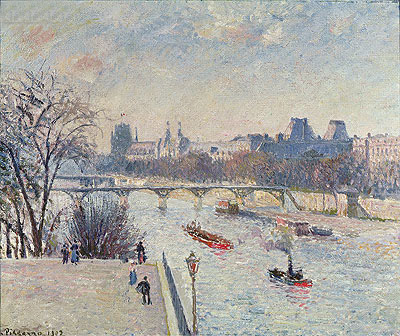 The Louvre, 1902 | Pissarro | Painting Reproduction
