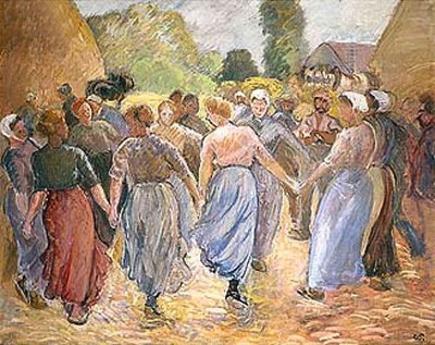 Dancing Countrywomen, n.d. | Pissarro | Painting Reproduction