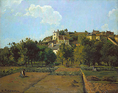Pontoise, c.1867 | Pissarro | Painting Reproduction