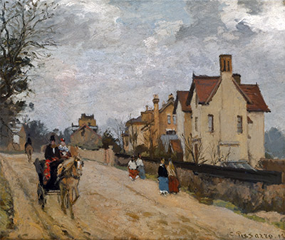 Street in Upper Norwood, 1871 by Pissarro | Painting Reproduction