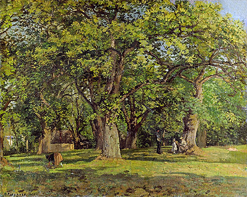 The Forest, 1870 | Pissarro | Gemälde Reproduktion