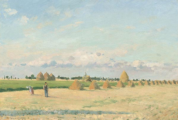 Landscape, Ile-de-France | Pissarro | Painting Reproduction