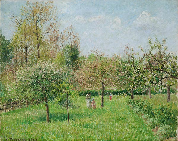 Spring at Eragny, 1900 | Pissarro | Painting Reproduction