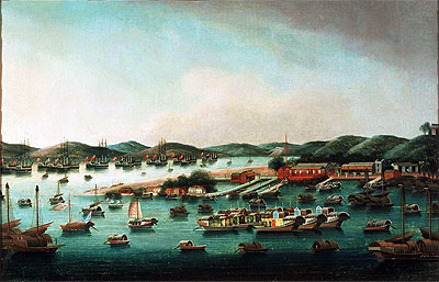 Hong Kong Harbour, n.d. by Cantonese School | Painting Reproduction