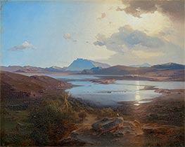 Lake Kopai, 1847 by Carl Rottmann | Painting Reproduction