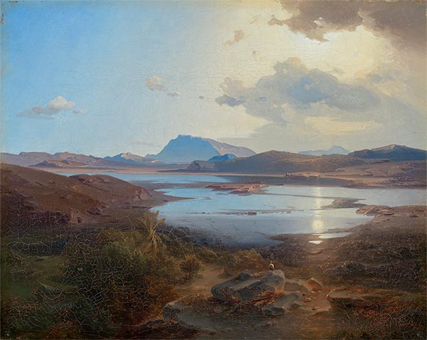 Lake Kopai, 1847 | Carl Rottmann | Painting Reproduction