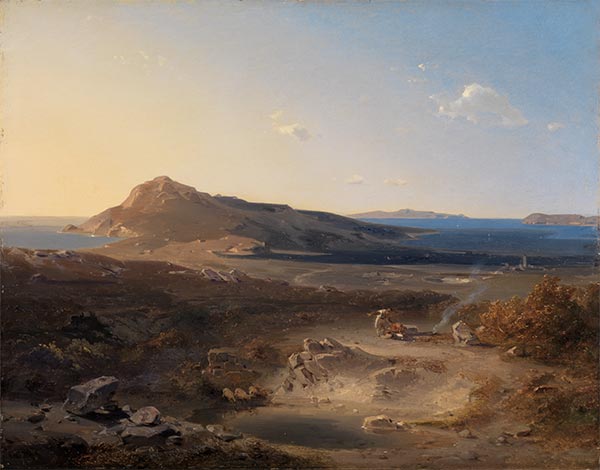 Die Insel Delos, 1847 | Carl Rottmann | Gemälde Reproduktion