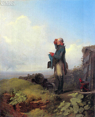 Peace in the Land, 1846 | Carl Spitzweg | Gemälde Reproduktion