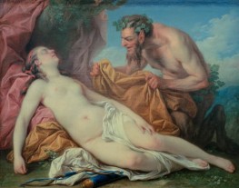 Jupiter and Antiope | Charles-André van Loo | Painting Reproduction