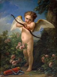 Threatening Cupid | Charles-André van Loo | Painting Reproduction