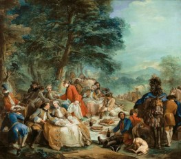 Hunting Picnic | Charles-André van Loo | Painting Reproduction